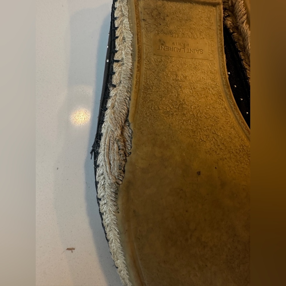 Saint Laurent Black Studded Flats - Picture 5 of 6
